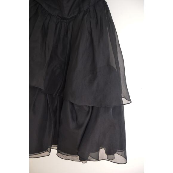 Vintage Strapless Tulle Cocktail Dress Size XS - Picture 6 of 7